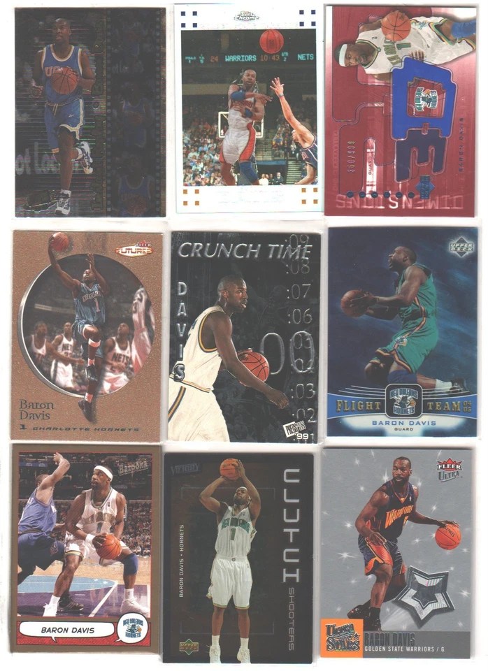 Baron Davis Pick Your Favorite (Drop Down) Rookie RC Jersey S/N# Hornets - Image 1 of 1