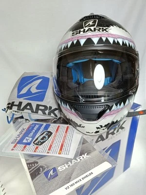 Jorge Lorenzo White Shark Black Version/Edition Yamaha Movistar Motogp Replica - Image 1 of 4
