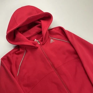 Chaqueta Adidas Climawarm con Capucha Cremallera Completa para Mujer Talla S Forrada de Vellón Rosa - Imagen 1 de 11