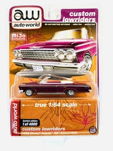 1962 Chevrolet Impala SS Convertible Lowrider *RR* Auto World MiJo 1:64 - Bild 1 von 8