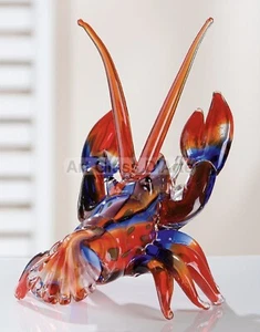 Incredibile Figura Scultura Oceano Vetro Arte XBIG Alta Qualità Multicolore - Foto 1 di 2