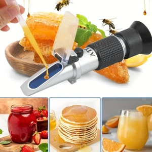 Handrefraktometer Refraktometer Honig Imker Wasser Zuckergehalt Brix: 0-32% - Bild 1 von 14