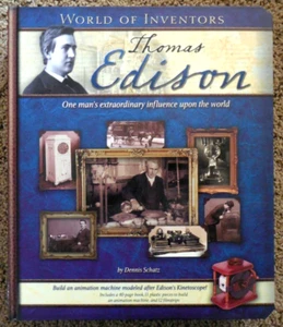 NEU Silberdelfin ""Welt der Erfinder - Thomas Edison"" Buch mit Animationsmaschine - Bild 1 von 8