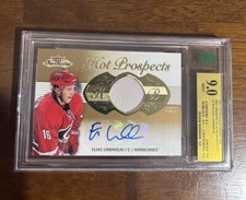 2013-14 Fleer Showcase Hot Prospects RPA #178 Elias Lindholm 238/375 MNT 9