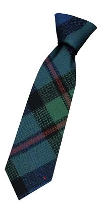 I LUV LTD Jungen Wollkrawatte in schottisch gewebtem Smith Ancient Tartan