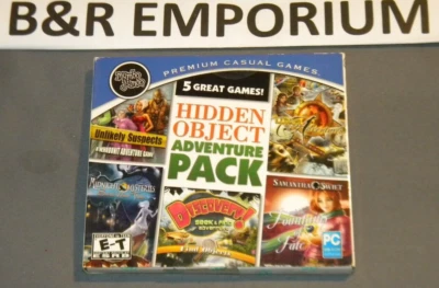 CD-ROM 2-CD Lot - Hidden Object Adventure Pack + The Ultimate 25 Game Pack - Image 1 of 4