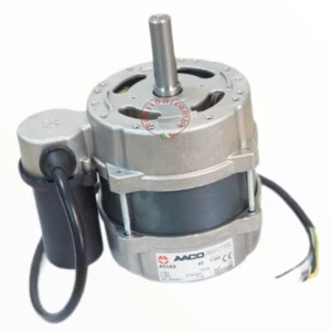 MOTOR FOR LIGHT OIL BURNER AACO 110W CAPACITOR A0189 60M + PUMP HOLDER Ø32 - Picture 1 of 4