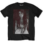 Amy Winehouse Back To Black Chalk Board Czarna koszulka OFICJALNA
