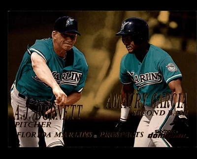 Skybox Dominion #290 AJ Burnett/A Garcia Florida Marlins 2000 Foto 1 de 2
