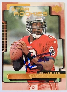 Shaun King Buccaneers signierte 1999 Upper Deck Star Rookies Football Karte #239 Echtheitszertifikat - Bild 1 von 3