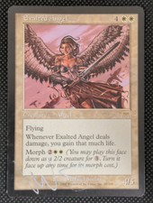 Exalted Angel *Signed by Artist* - Onslaught Magic the Gathering Card MTG 28/350