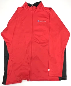 Champion PowerTrain Mens Size 2XL GM Genuine Parts Full Zip Track Jacket Red - Picture 1 of 6