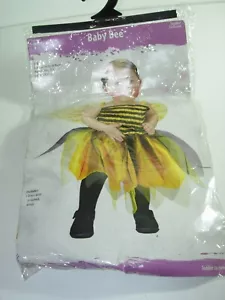 BABY BUMBLE BEE TODDLER COSTUME HALLOWEEN DRESS WINGS SIZE 24M 30" 20 LBS - Picture 1 of 3