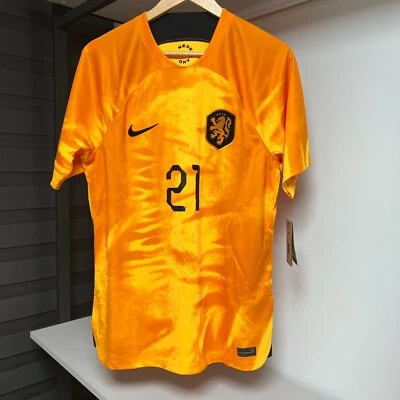 Nike Netherlands Home 21 2022-24. Camiseta de fútbol De Jong - Imagen 1 de 3