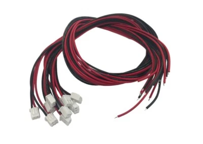 JST XH 2Pin 2.5mm Male Connector for RC Toy LiPO Battery 50cm Wire 22AWG 10pcs - Image 1 of 4
