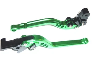 Kawasaki ZX12R 2000-2005 Largo Verde Palancas de Freno y Embrague Recorrido Road - Imagen 1 de 6
