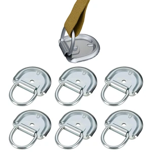 6er Set 76x66mm Zurröse Zurrmulde Zurröse Anhänger Zurrring Ladungssicherung - Bild 1 von 6