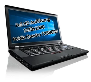 Lenovo ThinkPad W510 i7 720QM 1,6 GHz 32 GB 512 GB SSD 15,6" Win 10 Pro 880M 1920x1 - Imagen 1 de 1