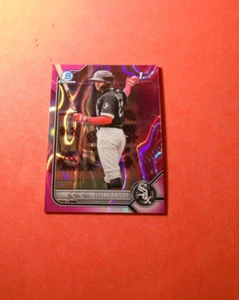 2022 Bowman Chrom Prospects Elijah Tatis Fuchsia Lava Refraktor/199 Sox - Bild 1 von 2