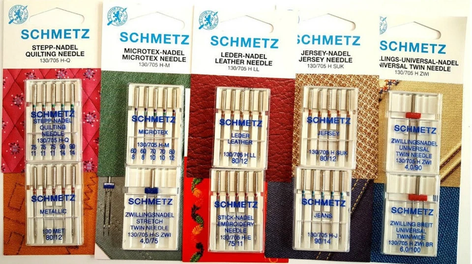 SCHMETZ Maschinen Nadeln Sortiment *alle Sorten * 130/705 TOP PREIS !