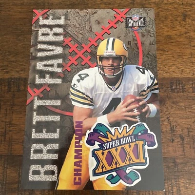 Brett Favre 1997 Score Board NFL Experience Jumbo Super Bowl XXXI - Image 1 of 2