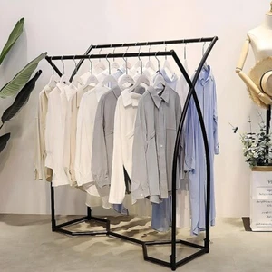 Commercial Clothing Garment Rack Retail Shop in Black - Picture 1 of 7