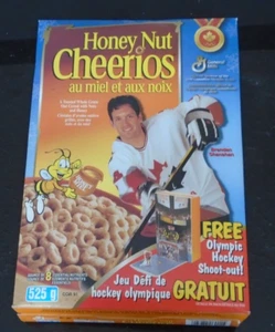 Cereal Box Honey Nut Cheerios Unopened  Brendan Shanahan Free Shoot out  Hockey - Picture 1 of 4