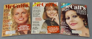 Lot 3 Vintage McCall’s Magazines 1978 -1979 Sophia Loren Diane Keaton Cherl Ladd - Picture 1 of 24