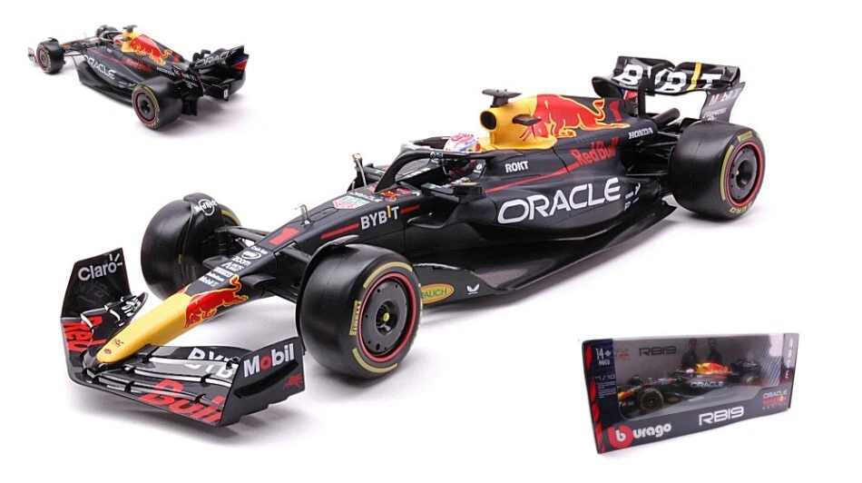 Red Bull Rb19 #1 Winner Qatar Gp 2023 Max Verstappen 1:18 Model 18003V Bburago - Image 1 of 1