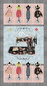 Studio E Love You Sew 24" Panel Cotton Fabric By The Panel - Picture 1 of 1