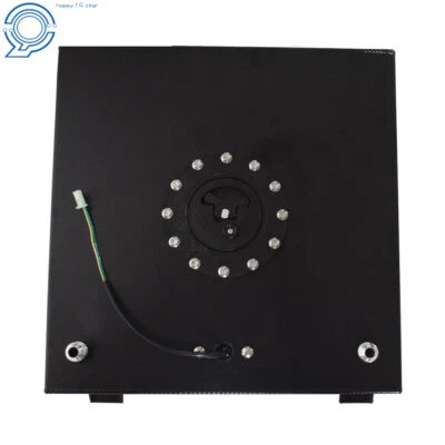 10 Gallon Black Coated Aluminum Racing/drifting Fuel Cell Gas Tank+level Sender - Imagem 1 de 4