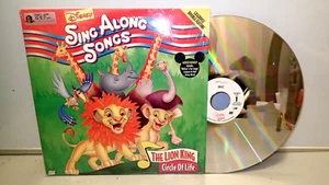 Disney's Sing Along Songs Circle of Life & Campout At Disney World Laserdisc LD - Picture 1 of 3