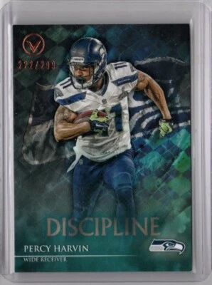 2014 Topps Valor PERCY HARVIN Discipline /299 Card #15 Seattle Seahawks - Image 1 of 2