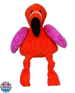 HuggleHounds Knotties Plush Dog Toy- Squeaky Interactive Puppy Toys- Soft Yet - Picture 1 of 5
