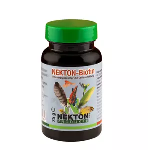 Nekton Biotin Vitaminpräparat für Vögel Federn Häutung 75g - Bild 1 von 2