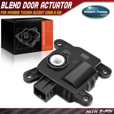 Actuador de puerta mezcla de climatización para Hyundai Tucson Accent Kona N Kia Sportage Soul EV Foto 1 de 4