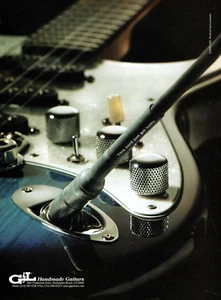 DE COLECCIÓN GUITARRAS ELÉCTRICAS HECHAS A MANO REVISTA IMPRESA ANUNCIO Leo Fender Get Lucky PINUP - Imagen 1 de 1