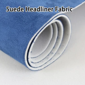 Foam Backed Suede Headliner Fabric Car Roof Liner Repair, Anti-Sag Upholstery - Picture 1 of 15
