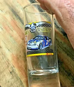 Vidrio de tiro redondo Rusty Wallace #2 de alto 4 pulgadas - Imagen 1 de 5