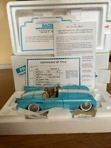 VINTAGE/NEW: DANBURY 1955 CORVETTE DRY LAKES RACER W/ALL ORIGINAL PAPERS! READ! - Picture 1 of 24