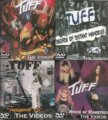 TUFF "What Comes Around" 4 DVD SET Stevie Rachelle signed Poison Crue Ratt Glam - Imagem 1 de 4