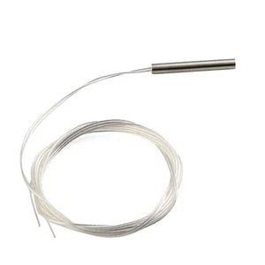 Waterproof PT100 Temperature Sensor Probe with Insulated Shielding Wires - Picture 1 of 35