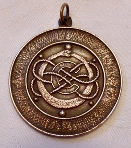 Freimaurer - Loge - Joppa Lodge - 1866-1966 - Medaille - Anhänger  - Messing? - Bild 1 von 4
