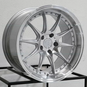 Aodhan DS07 DS7 19x9.5 5x114.3 15 Silver Machined Wheel 19" inch Alloy Rim 73.1 - Picture 1 of 6