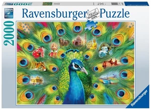 Ravensburger #16567 LAND OF THE PEACOCK 2000 Piece Puzzle NEW - Picture 1 of 1