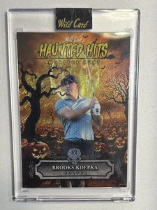 2025 Brooks Koepka Orange Shimmer Haunted Hits Wild Card[1/2][#HHP-BK] - Bild 1 von 2