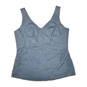 Honeylove Liftwear Tank Deep Aqua Blue Shapewear Womens Size 1X Wide Strap - Picture 1 of 4