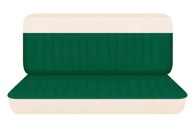 Funda asiento banco delantero algodón dos tonos para camioneta Ford F150 1977-1994 Foto 1 de 4