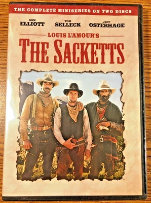 The Sacketts DVD Complete Miniseries 2-Disk Set Sam Elliott Tom Selleck Western - Image 1 of 4