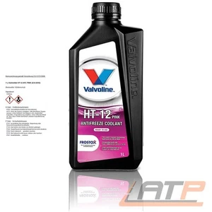 VALVOLINE 1 L HT-12 AFC G12 EVO KÜHLERSCHUTZ SCHUTZMITTEL KÜHLER PINK - Bild 1 von 2